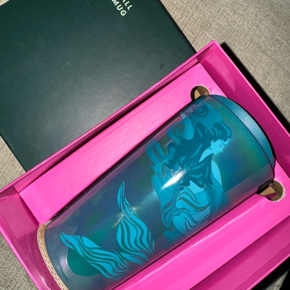BUYERS GIVEAWAY 9/21! Starbucks HAWAII COLLE Blue Tumbler with Mermaid Design